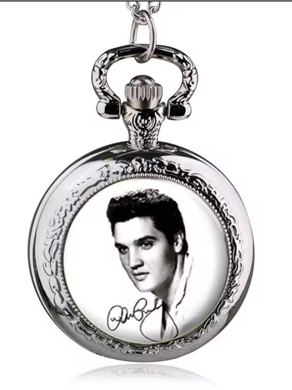 Elvis Presley  Pocket Watch Keychain